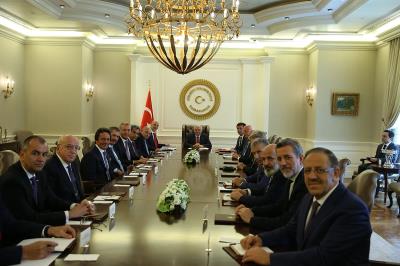 DEİK Board of Directors Meeting with Prime Minister Binali Yıldırım, June 15, 2016, Ankara